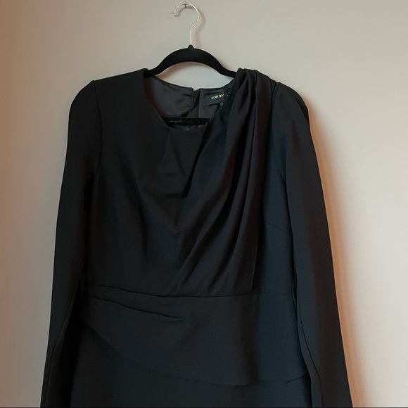 Kobi Halperin Rafaella Black Sheath Dress sz 14 - Picture 7 of 10